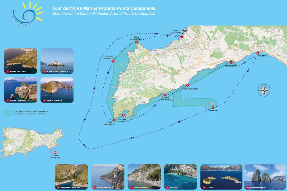 Tour dell’Area Marina Protetta Punta Campanella
